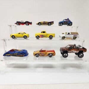 Lot of (9) Hot Wheels Diecast Cars 1996 - 2000 1/64 (o1)